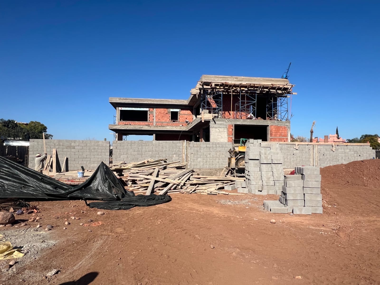 Construction d'une villa à Amelkis 2