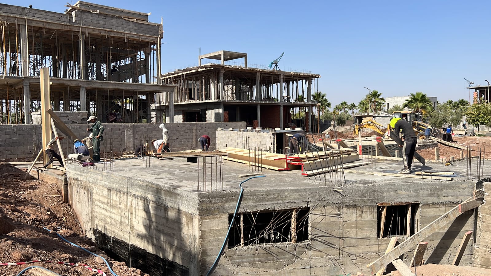 Travaux de finition villa à Myskz