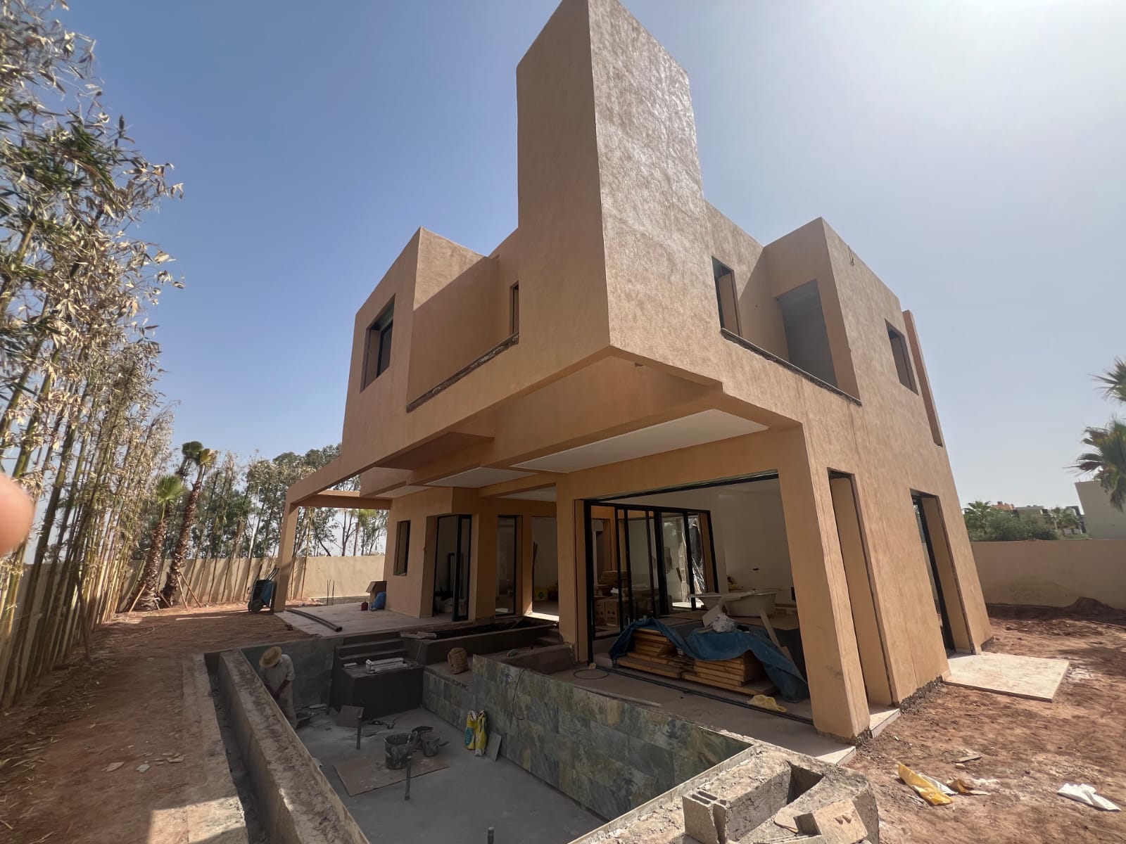 Travaux de finition villa à Myskz