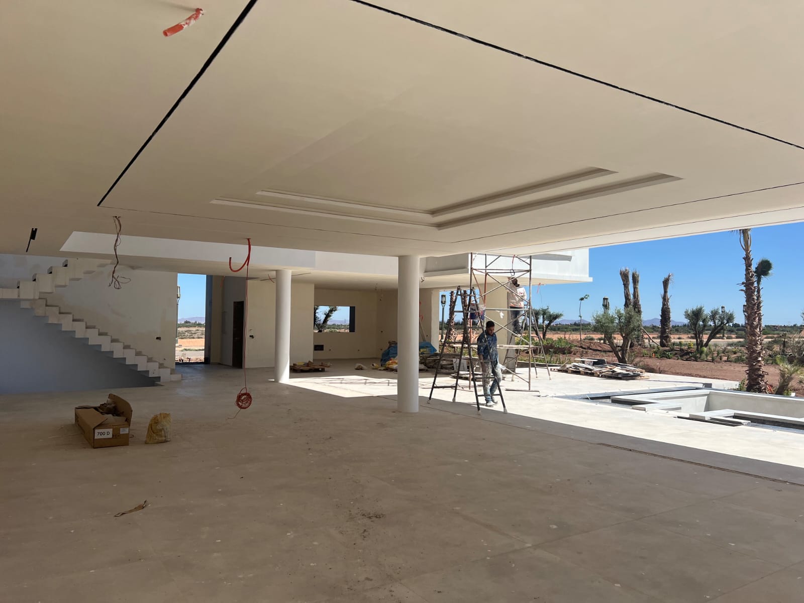 Travaux de finition villa à Amzmiz