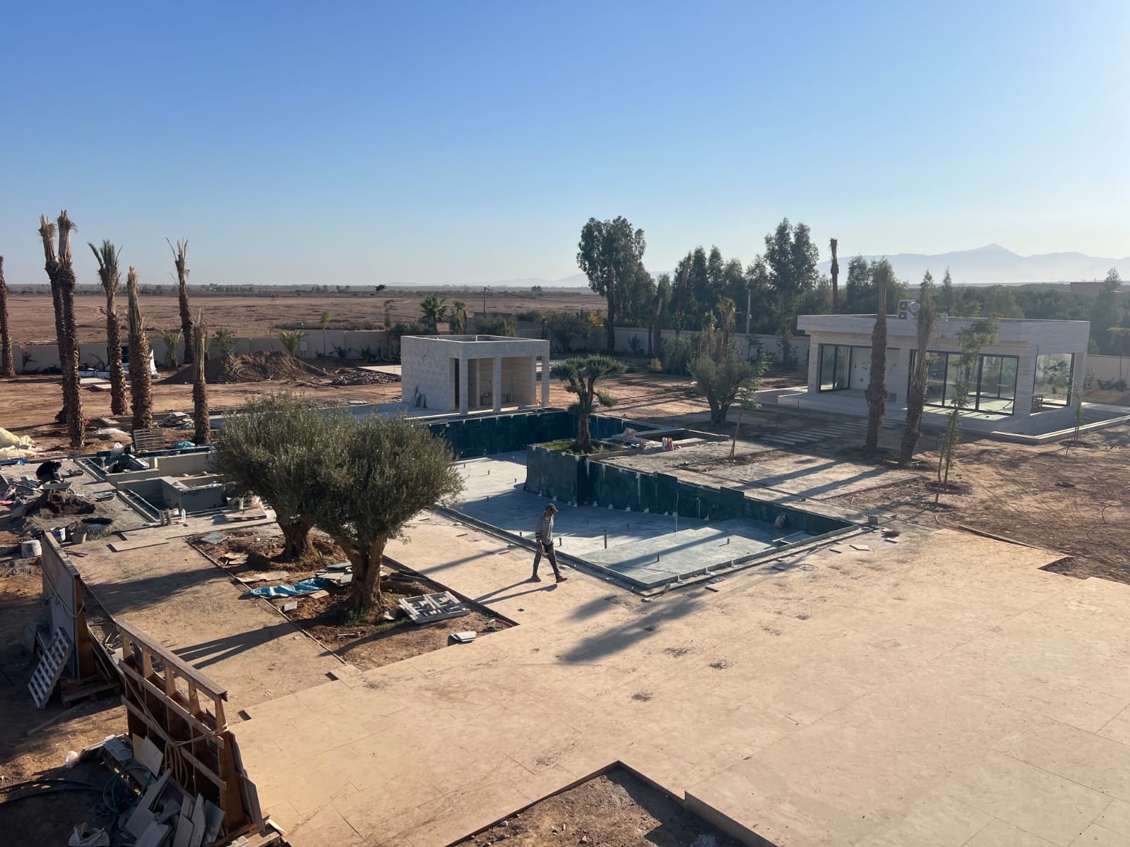Travaux de finition villa à Amzmiz