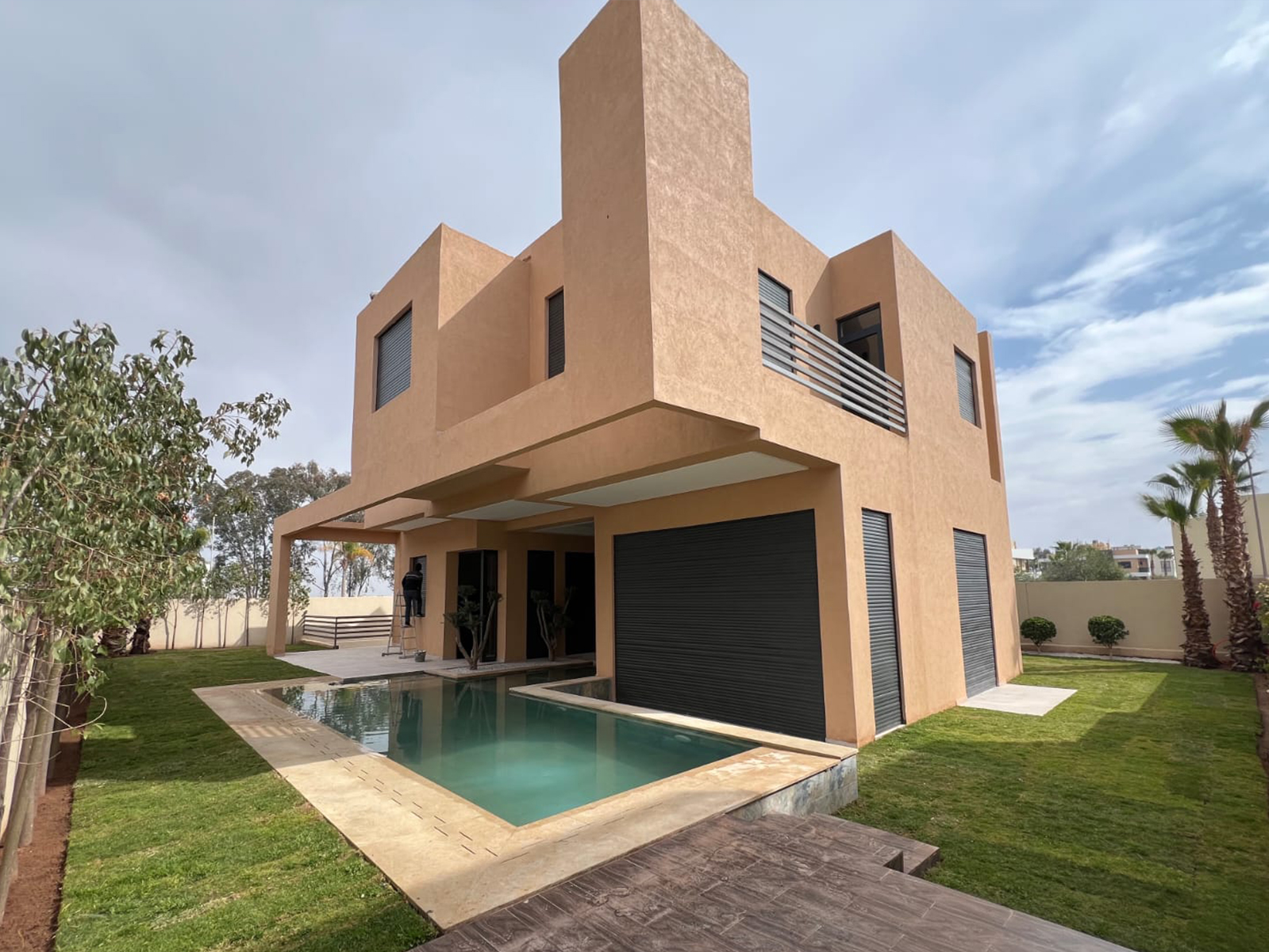 Travaux de finition villa à Myskz